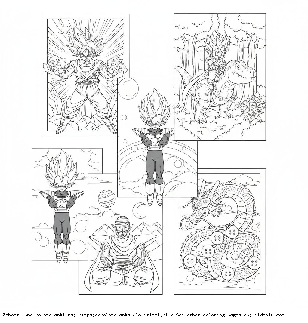 Dragon Ball printable coloring pages