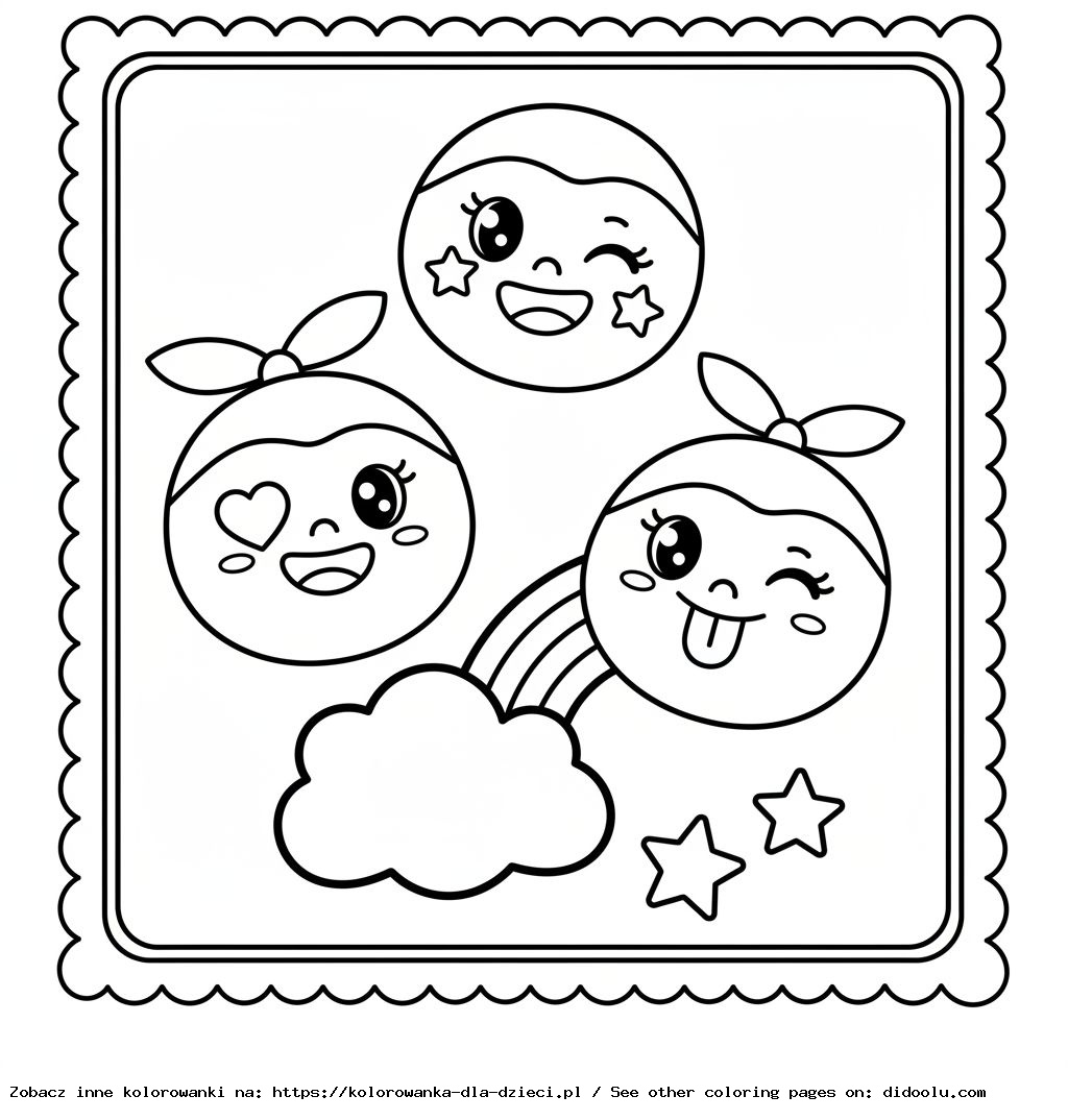 Moji Pops coloring page printable