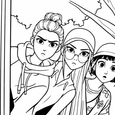 Zoey the Light Warrior from KPop Demon Hunters